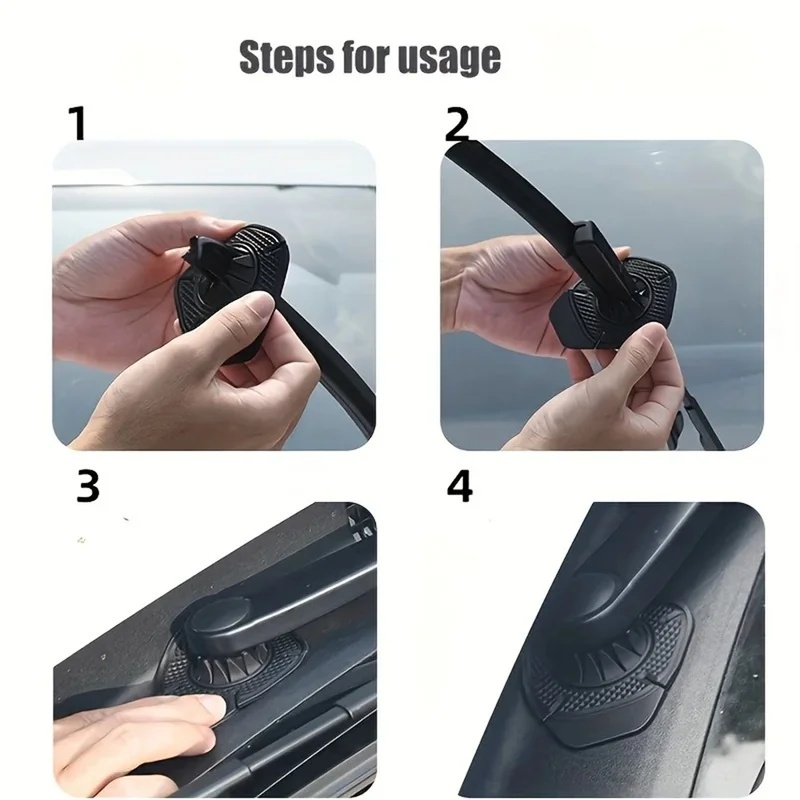 Car Wiper - Universele siliconen ruitenwisserarm-afdekking, stofdichte bladwerende bescherming