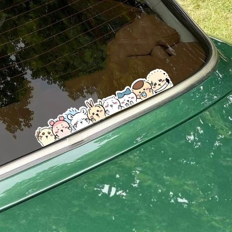 Car Accessories Japanese - Kawaii Chiikawa schattige cartoon statische cling