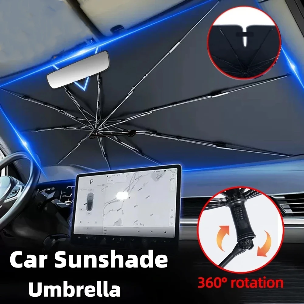 Windshield Sun Shade - Auto Voorruit Zonnescherm Warmte-isolatie Zonneklep Zomer