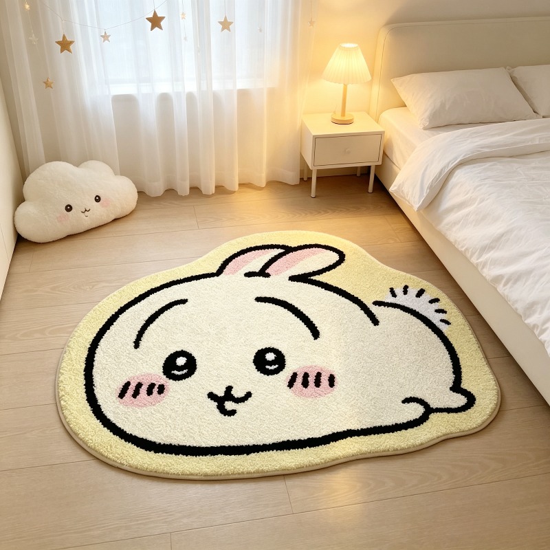 Car Floor Mat - -Chiikawa！！！ Cartoon Tapijt Anime Hachiware Usagi