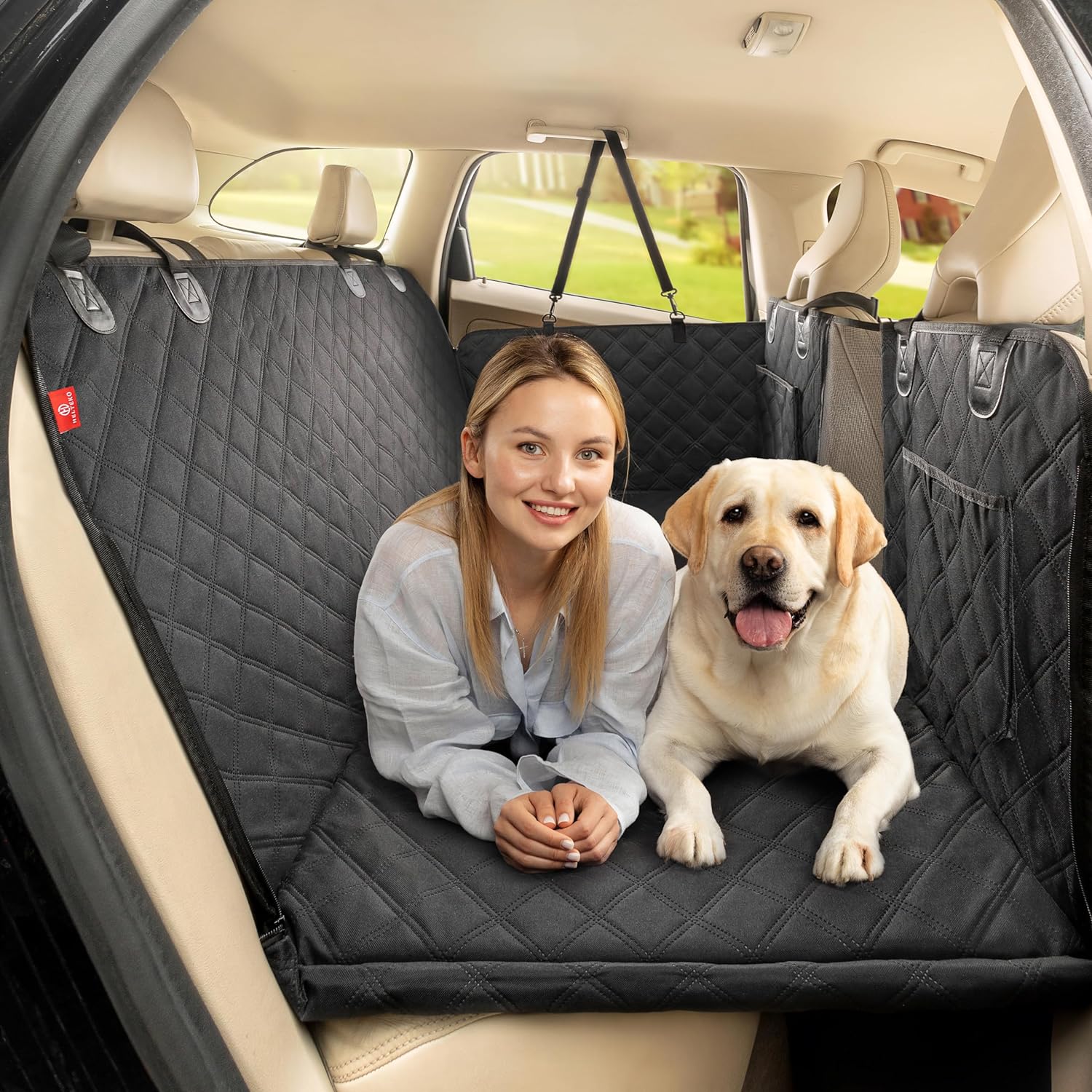 Car Seat Cover - Grote hondenautostoelhoes, duurzame ritssluiting, hangmat, hondenmat,