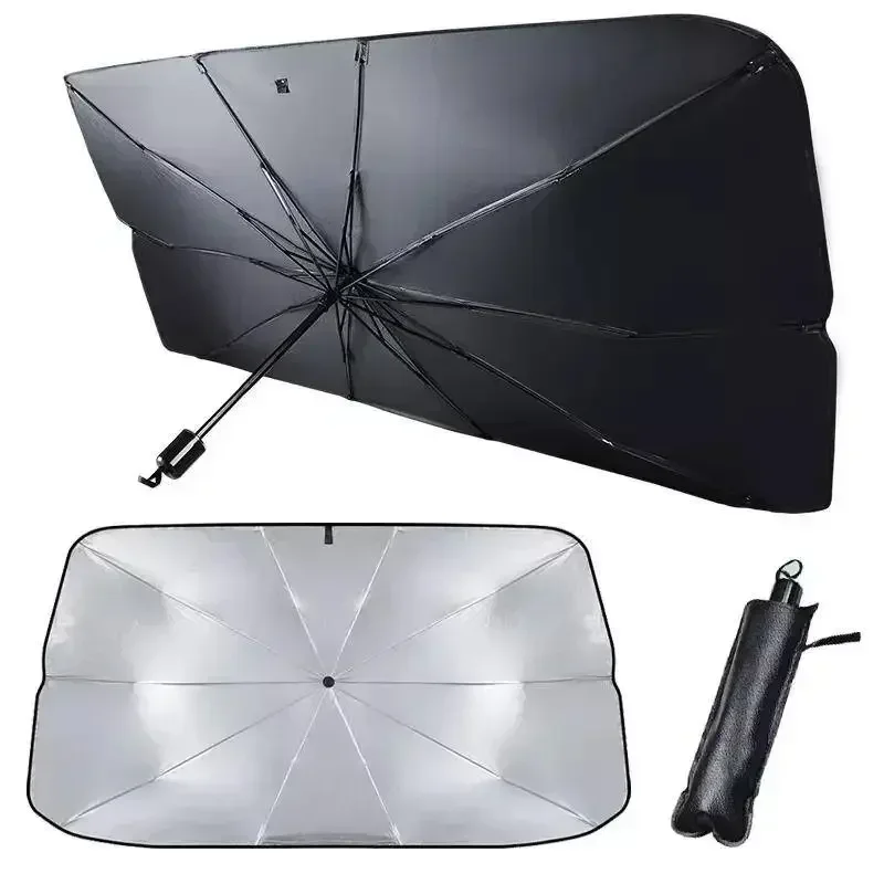 Windshield Sun Shade - Autozonnescherm Beschermer Parasol Auto Voorruit Zonneschermhoezen