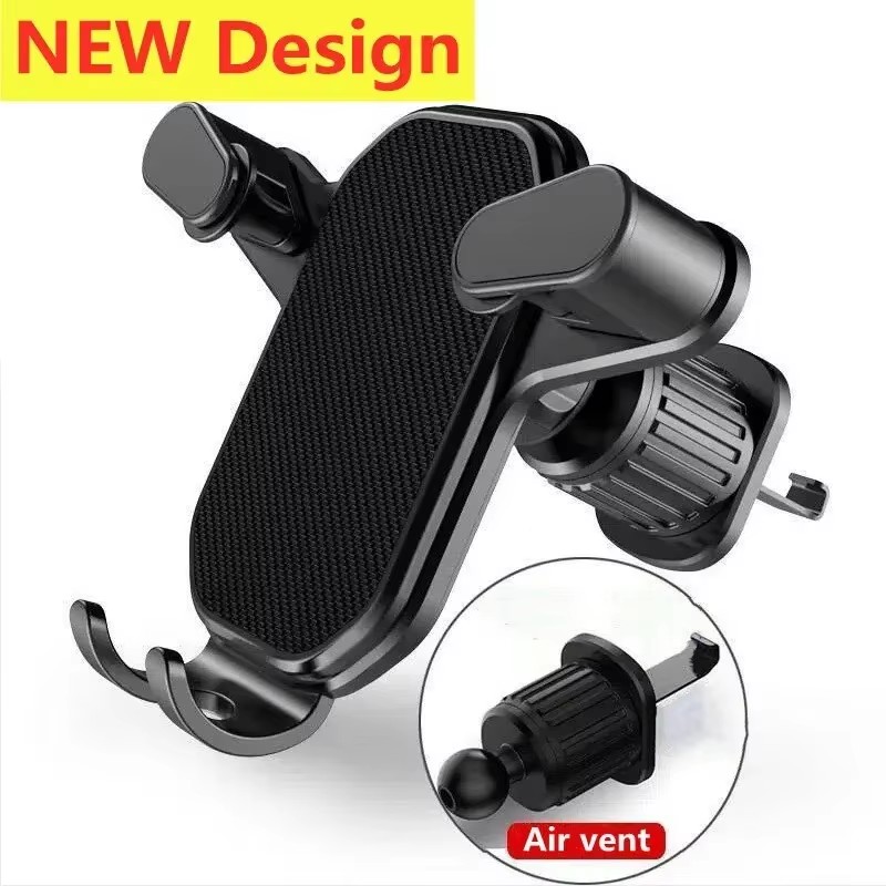Car Phone Holder - Universele autohaakhouder voor telefoon, zwaartekracht-mobielhouder, GPS-ondersteuning,
