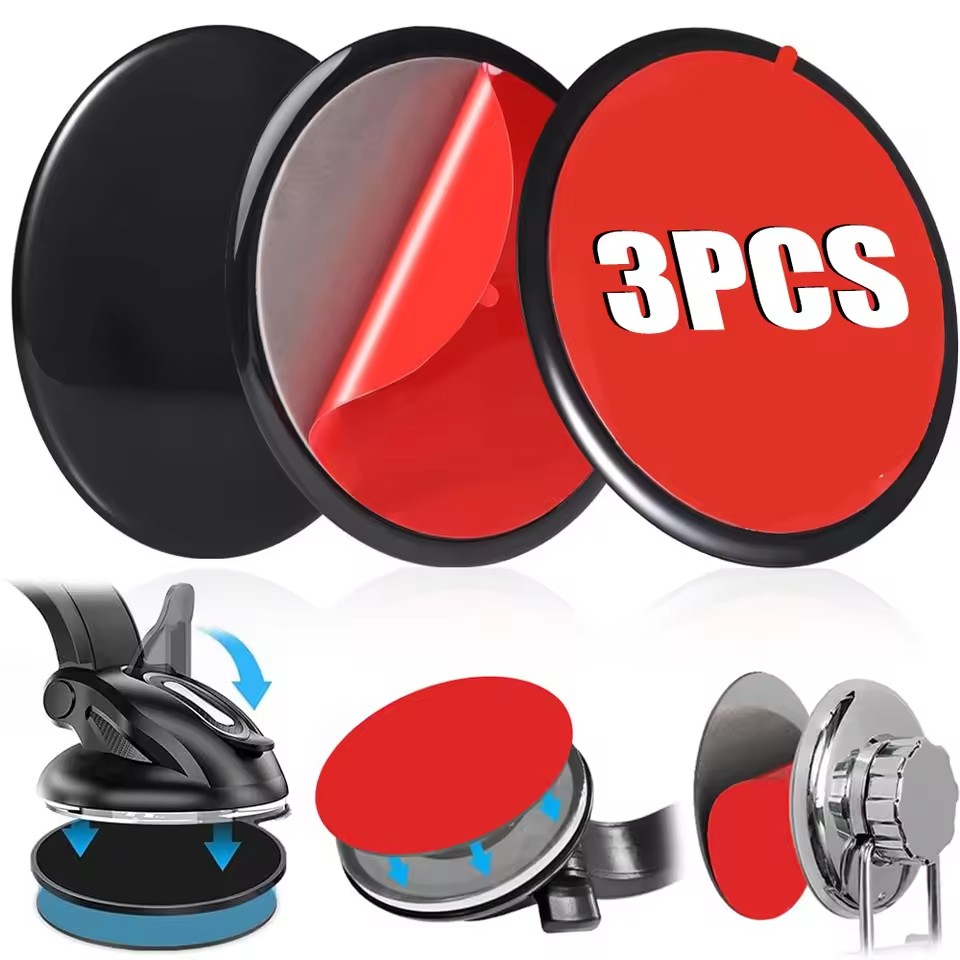 Car Phone Holder - Universele dashboard kleefpadset voor zuignapbevestiging autohouder