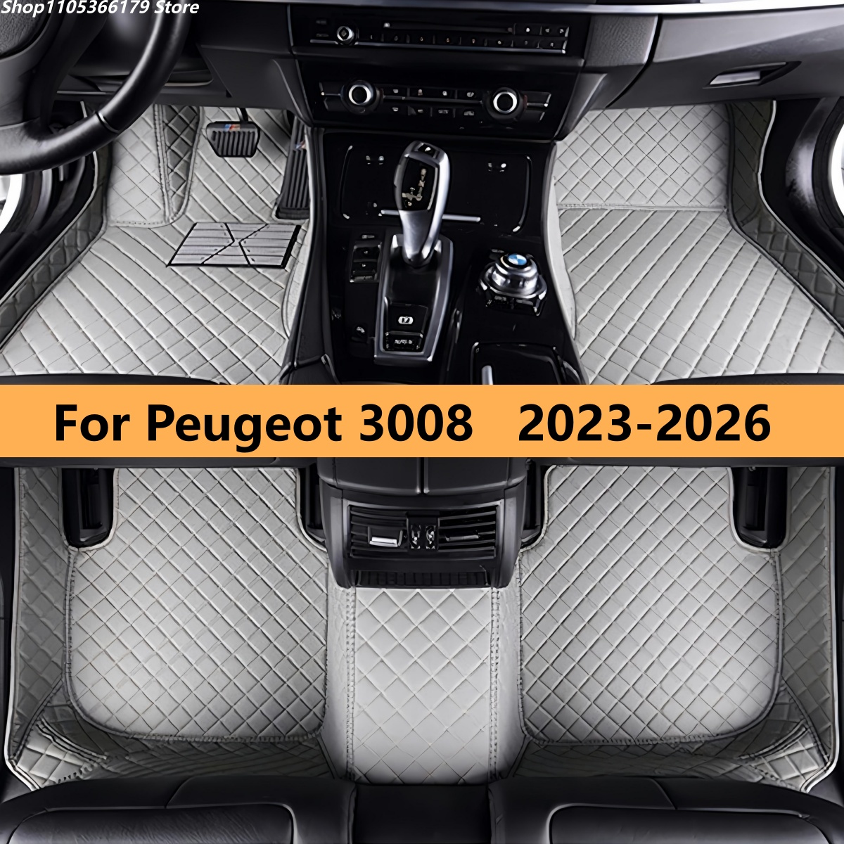 Car Floor Mat - Automatten geschikt voor Peugeot 3008 2023