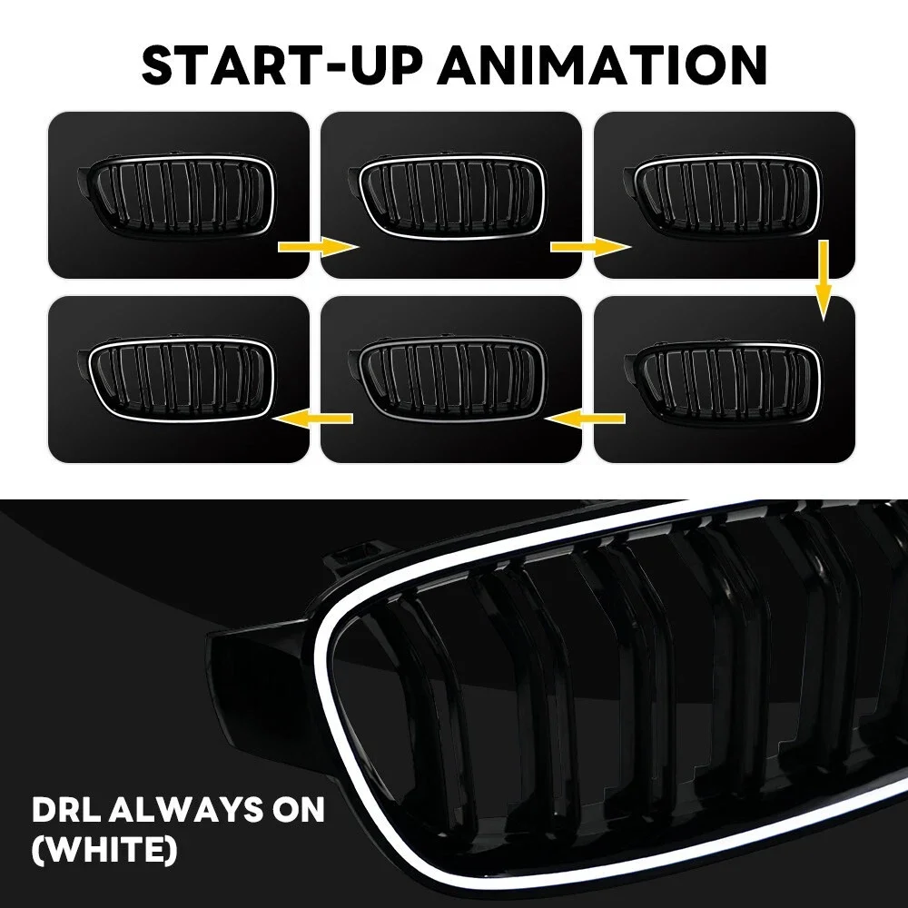 Dubbele lijn voorbumper grille - Car Led Light recensie en prijs