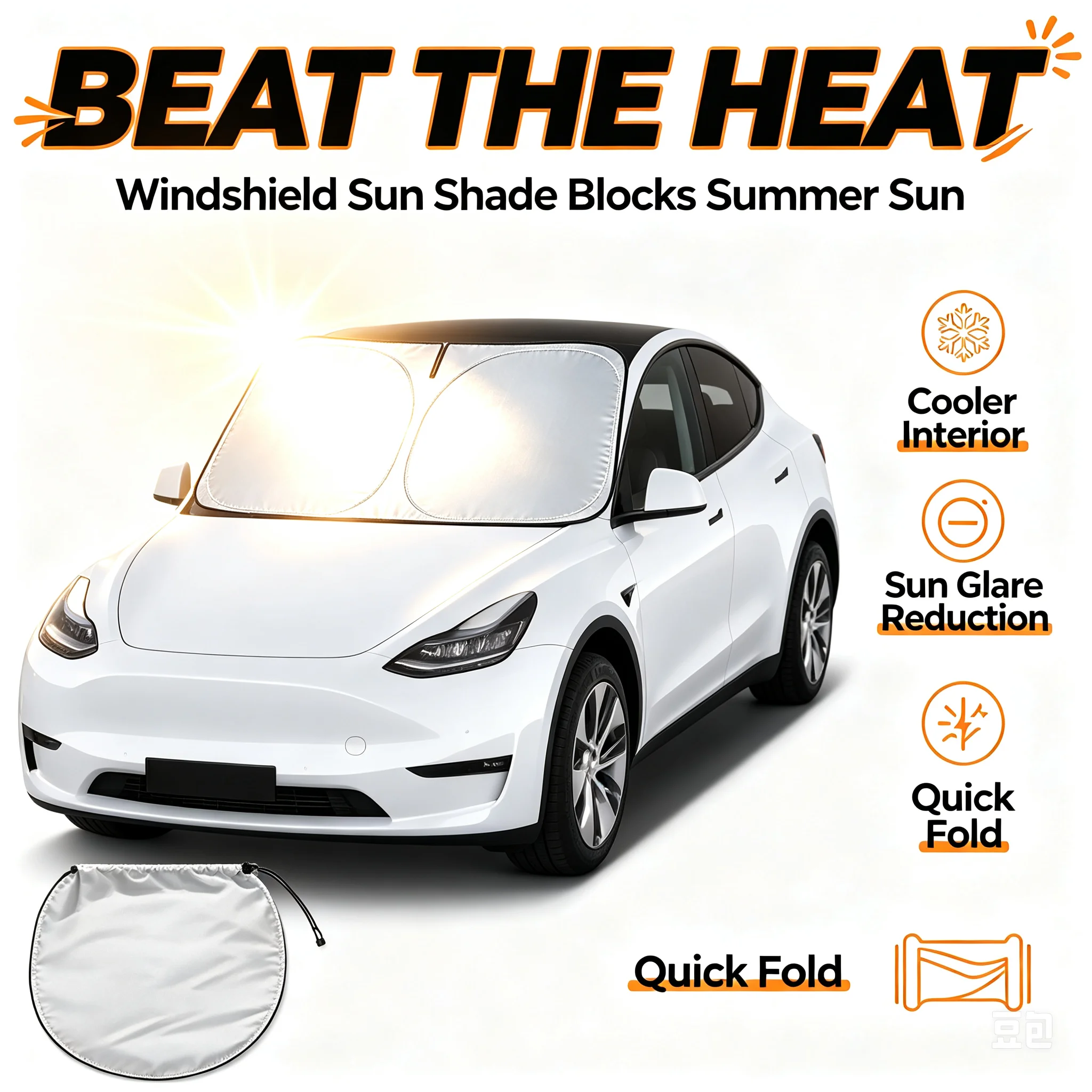 Autozonnescherm voorruitzonnes - Windshield Sun Shade recensie en prijs