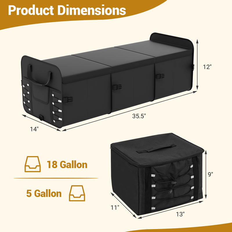 18 Gal kofferbakorganizer met  - Car Organizer recensie en prijs