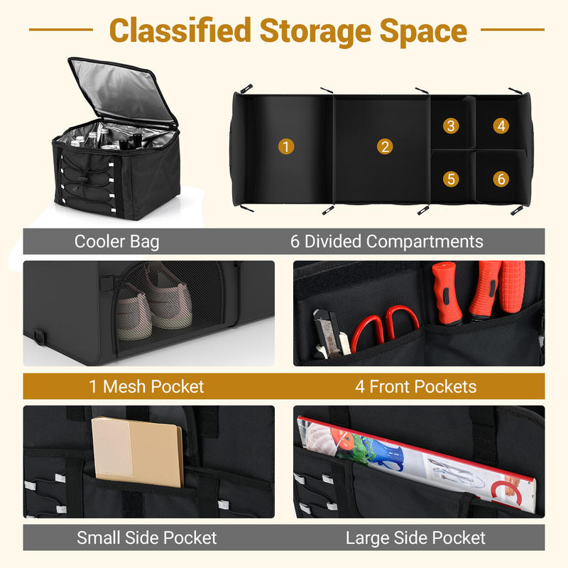 18 Gal kofferbakorganizer met  - Car Organizer recensie en prijs