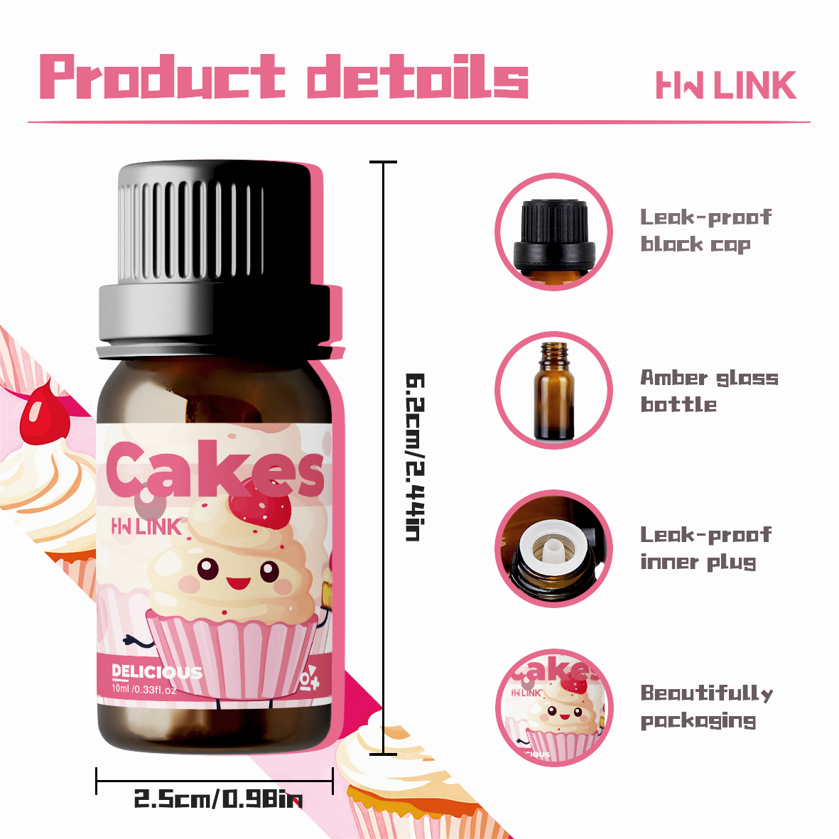 10ml Cakes Geuroliën voor het  - Car Air Freshener recensie en prijs