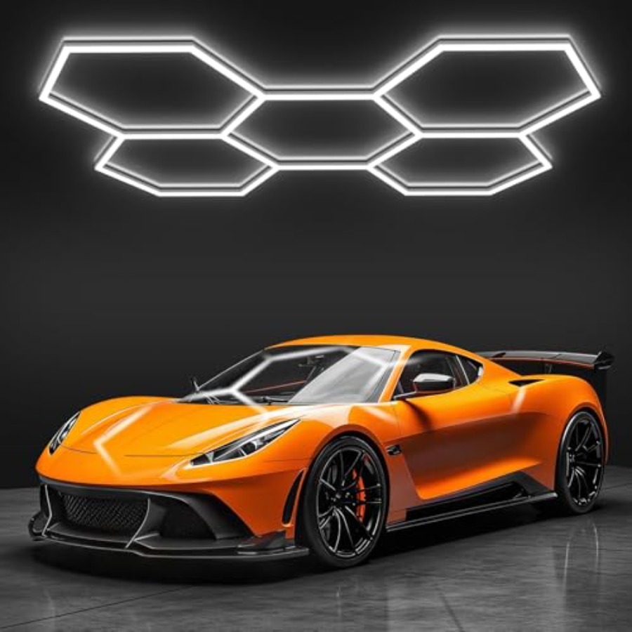 Zeshoekige garageverlichting,  - Car Led Light recensie en prijs