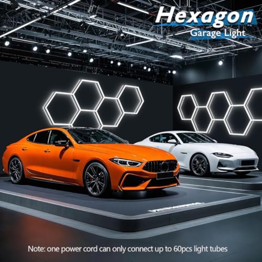Zeshoekige garageverlichting,  - Car Led Light recensie en prijs
