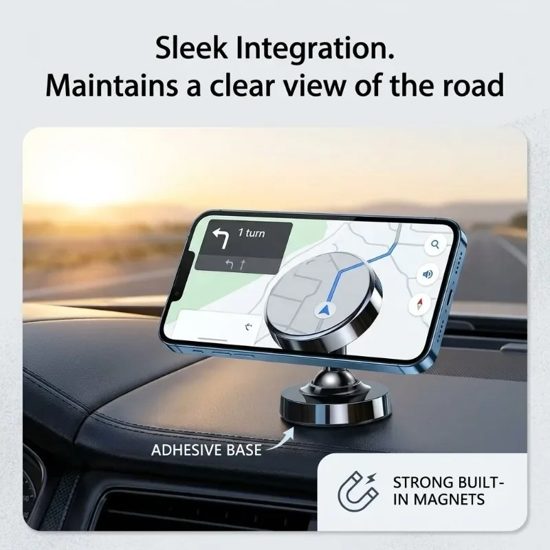 Metalen magnetische telefoonho - Car Phone Holder recensie en prijs
