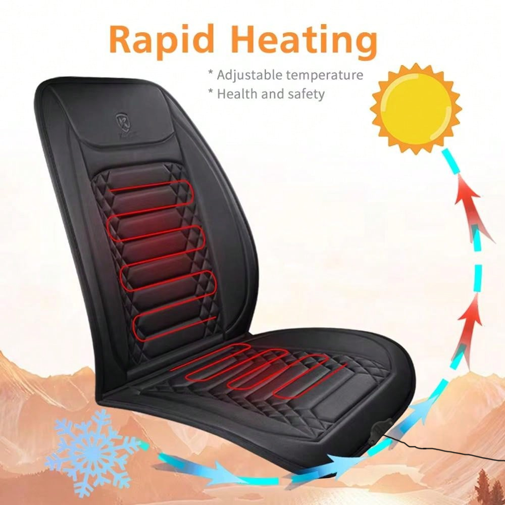12V Verwarmde Autostoelhoes Ve - Car Seat Cover recensie en prijs