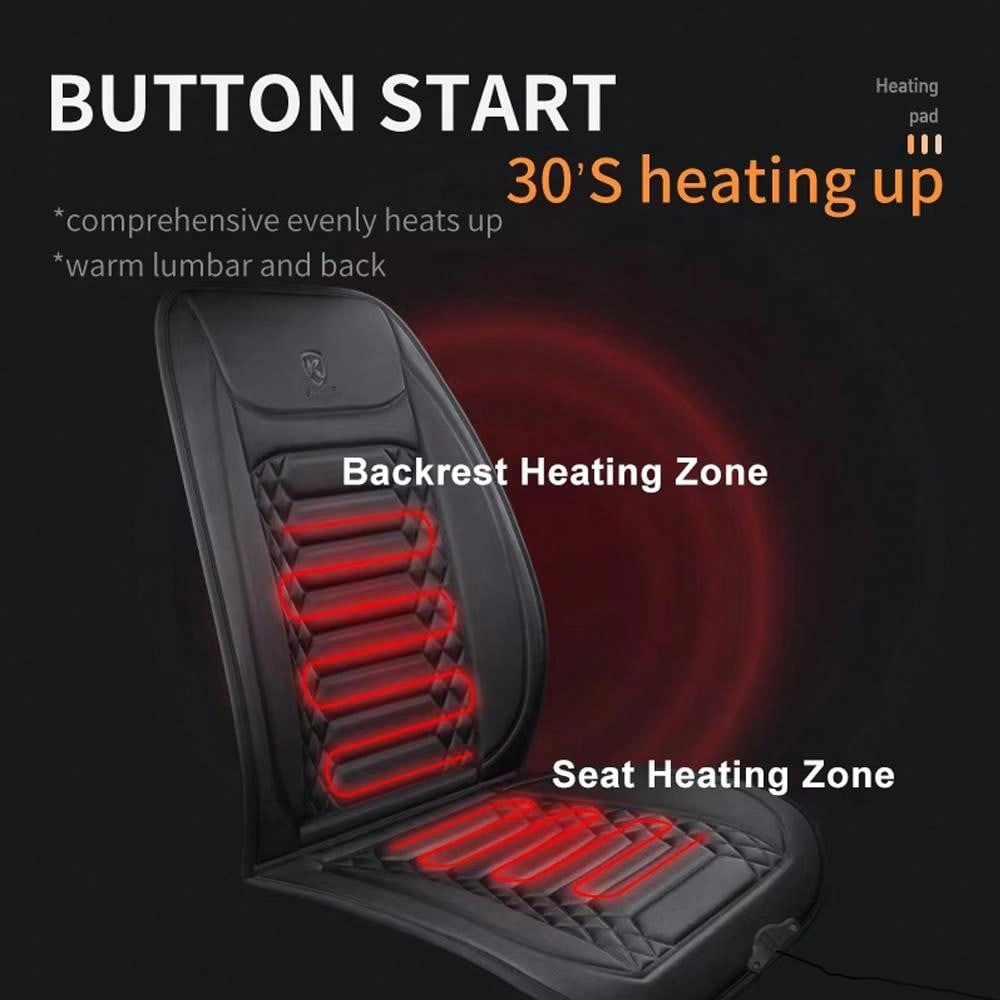 12V Verwarmde Autostoelhoes Ve - Car Seat Cover recensie en prijs