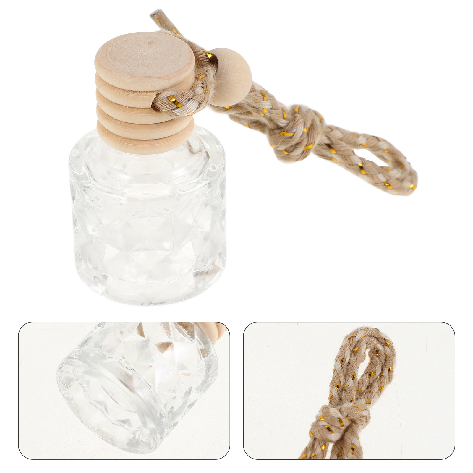 2 stuks glazen flesjes voor es - Car Air Freshener recensie en prijs