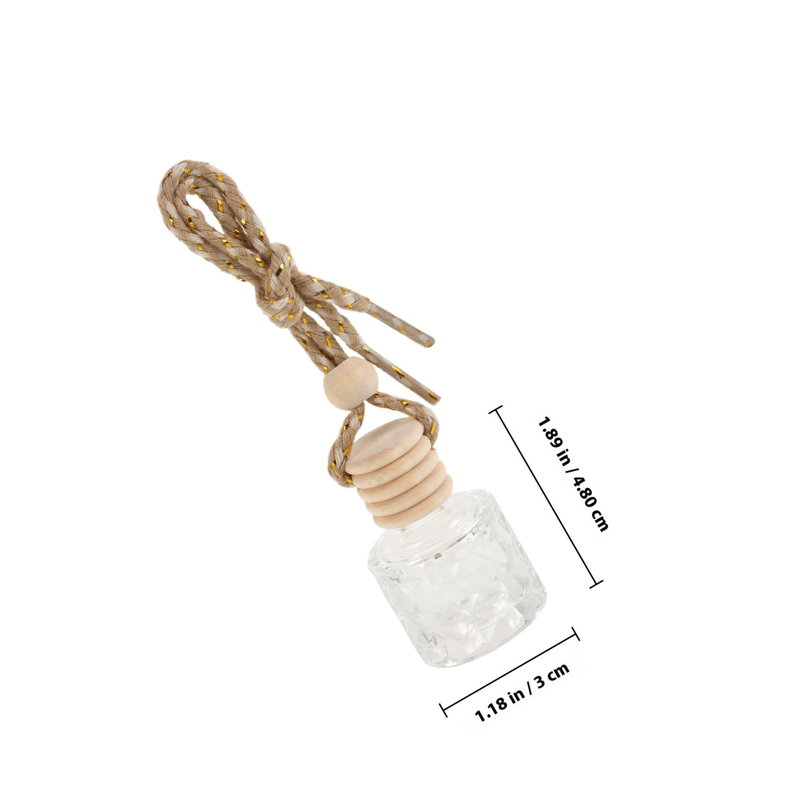 2 stuks glazen flesjes voor es - Car Air Freshener recensie en prijs