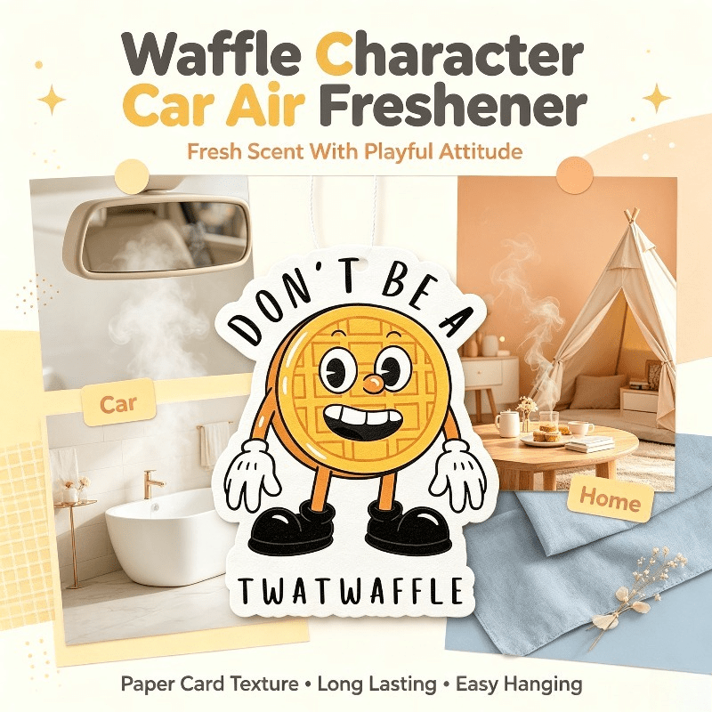 Grappige cartoon wafelvormige  - Car Air Freshener recensie en prijs